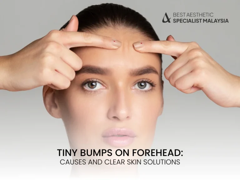 tiny bumps on forehead