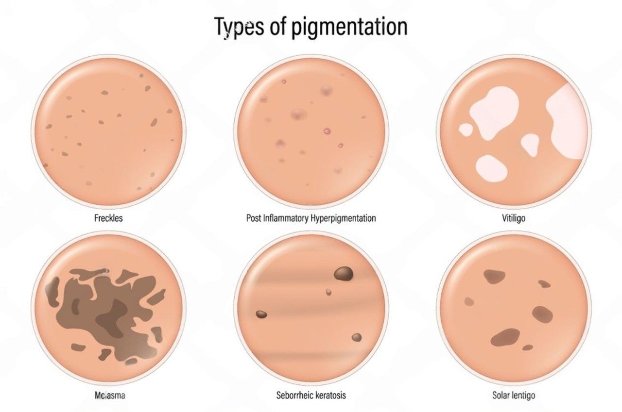 Hiperpigmentasi: Punca, Jenis & Rawatan Berkesan Untuk Kulit Lebih Cerah 2 jenis-hiperpigmentasi